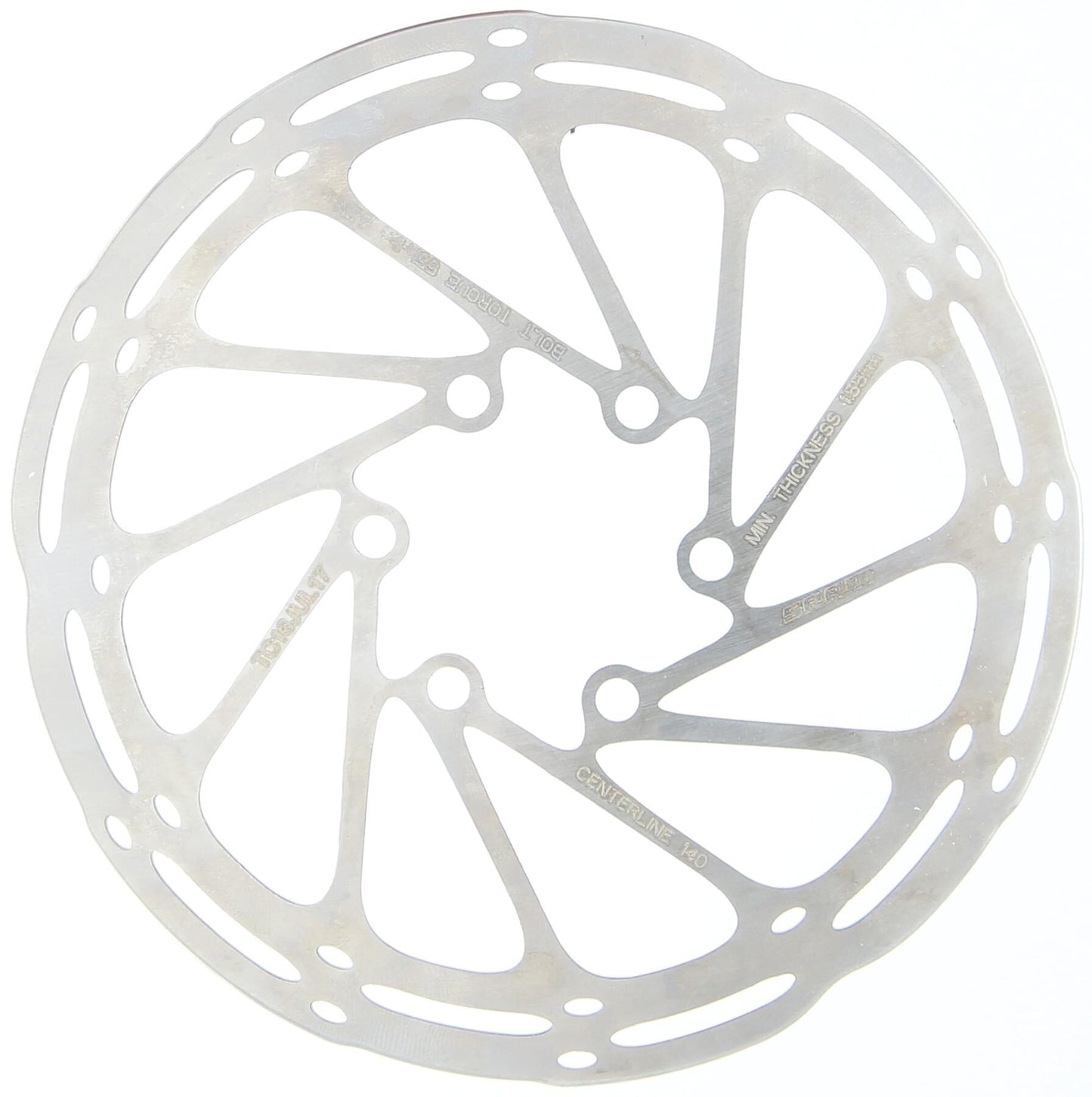 Sram remschijf centerline rotor ceterline stain.steel,rounded,140mm