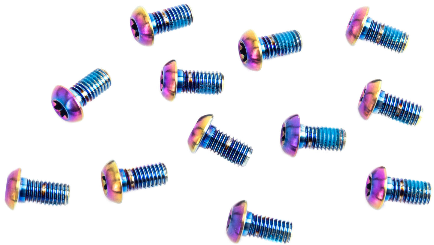 Sram boutenset screw set rainbow colours
