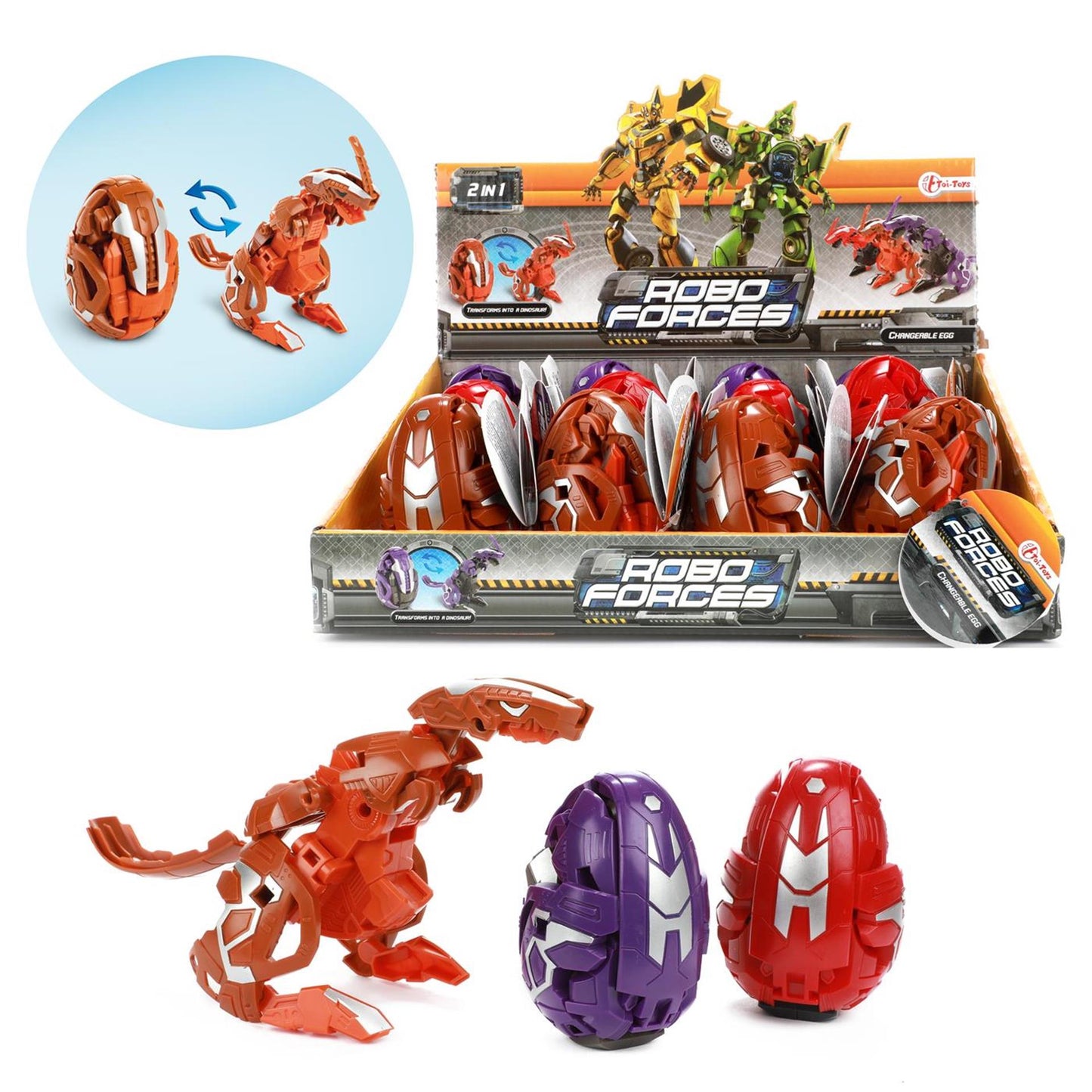 Toi-toys toi toys verander-ei robotdino