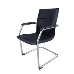 Bezoekersstoel realspace baker zwart