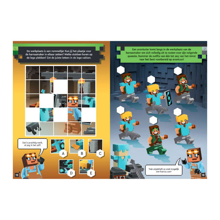 Gottmer uitgevers groep lego minecraft het avontuur van de harnasmaker