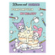 Gottmer uitgevers groep kleuren met kuromi, pompompurin, my melody