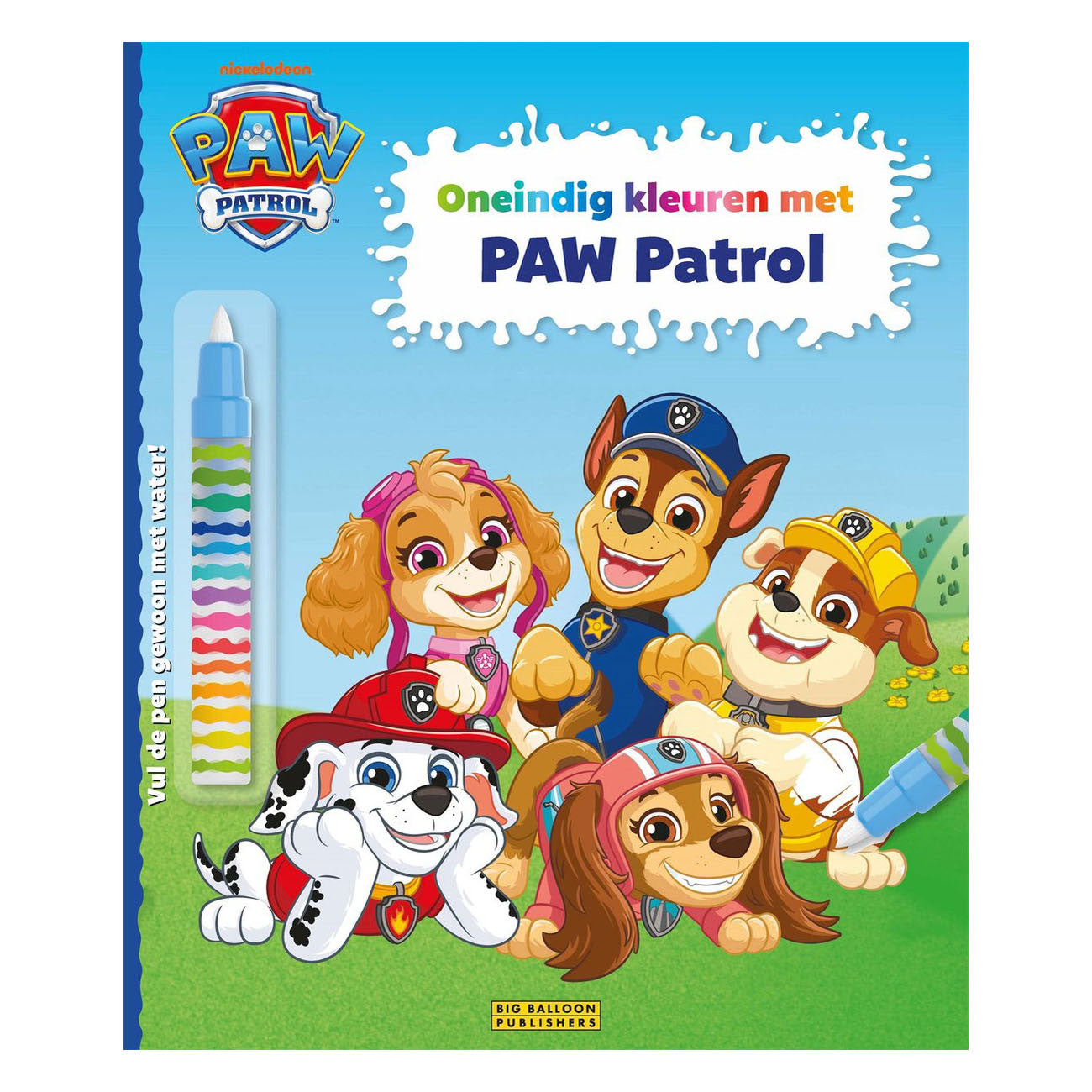 Gottmer uitgevers groep oneindig kleuren met paw patrol