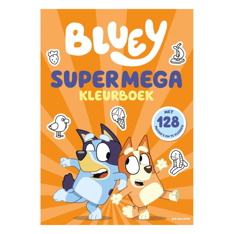 Gottmer uitgevers groep bluey super mega kleurboek