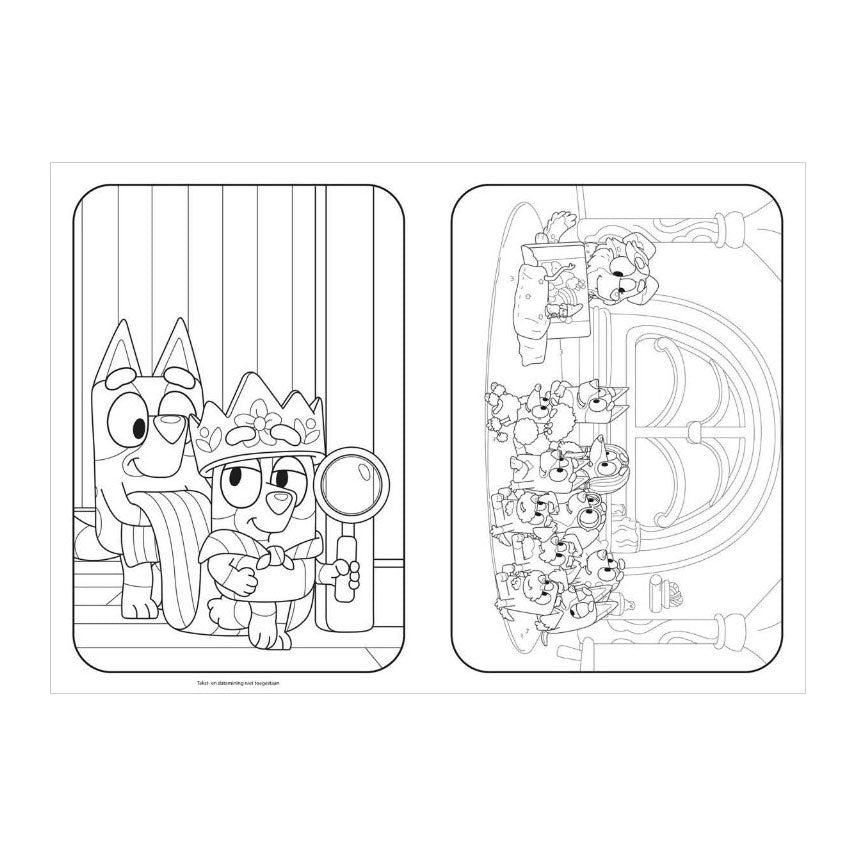 Gottmer uitgevers groep bluey super mega kleurboek