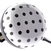Nv ding dong bel 60mm dots wit met zwarte stippen kaart