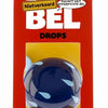 Nv ding dong bel 60mm drops blauw met druppels kaart