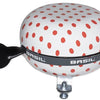 Basil Polkadot - fietsbel - wit rood