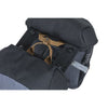 Basil dubbele fietstas miles mik 34 liter 13 x 26 x 35 cm - zwart grijs