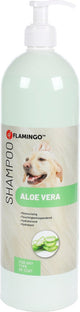 Flamingo hondenshampoo aloë vera – 1l – hydraterende shampoo voor elk vachttype – verzorgende hondenverzorging –