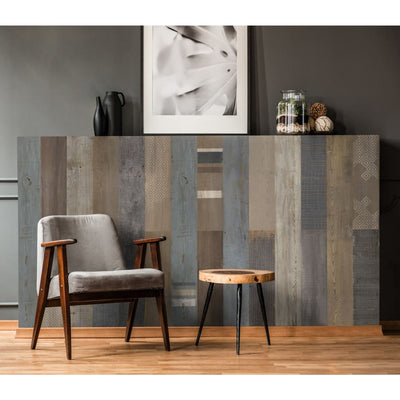Grosfillex 9 st wandpaneel accent 15,4x120 cm yosemite