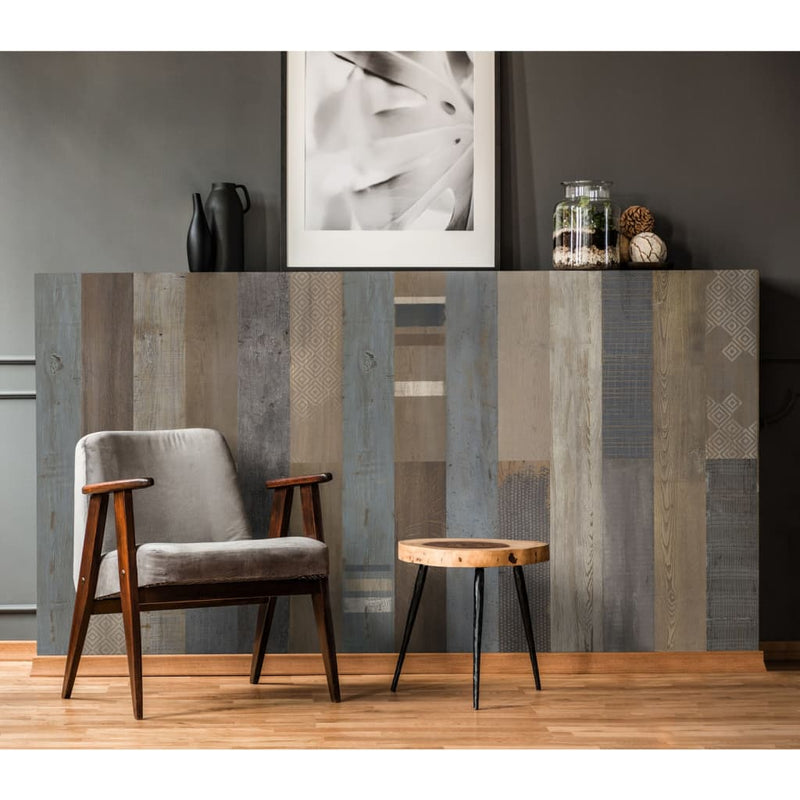 Grosfillex 9 st wandpaneel accent 15,4x120 cm yosemite