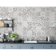 Grosfillex Grosfillex 9 st Wandpaneel Accent 15,4x120 cm Andaluz grijs - afbeelding 1