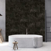 Grosfillex Grosfillex 11 st Wandtegels Gx Wall+ marmer 30x60 cm zwart - afbeelding 1