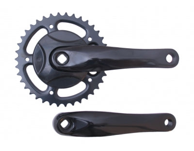 Hzb kettingwiel crankset nexus 38 tands 170 mm 1 8 - 3 32 zwart