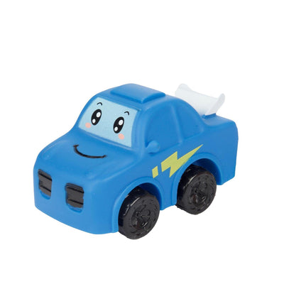 Toi-toys zachte mini auto -cartoon- 8cm 8ass