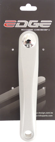 Edge crankarm links atb 170mm aluminium - zilver - afbeelding 2