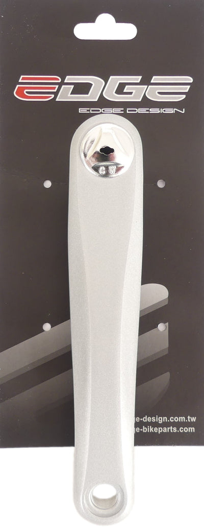 Edge crankarm links atb 170mm aluminium - zilver