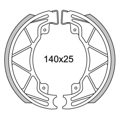 Newfren Remsegmentet GF0268 Runner, Hexagon-125 180