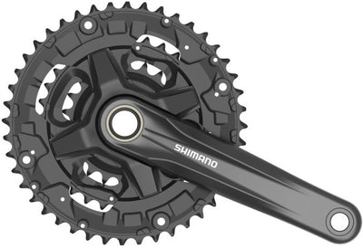 Shimano crankstel Altus MT2103 44-32-22 9V 175mm Zwart