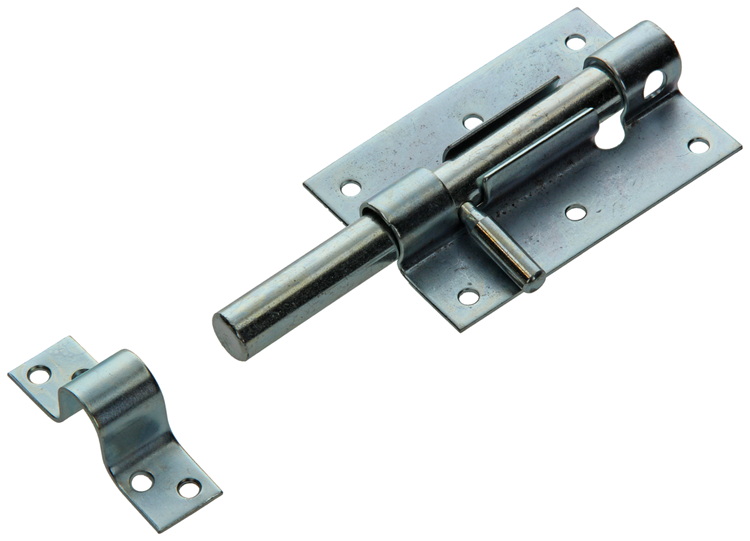 Mack 1069122 - hangslotgrendel blauw verzinkt100 mm | 5 stuks