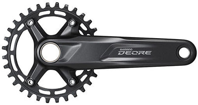 Shimano Crankstel 10 11-speed Deore FC-M5100-1 30 tands 175 mm zwart