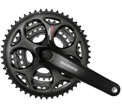 Shimano Crankstel 7 8 speed Tourney FC-A073 170 50-39-30T met vierkante as zwart