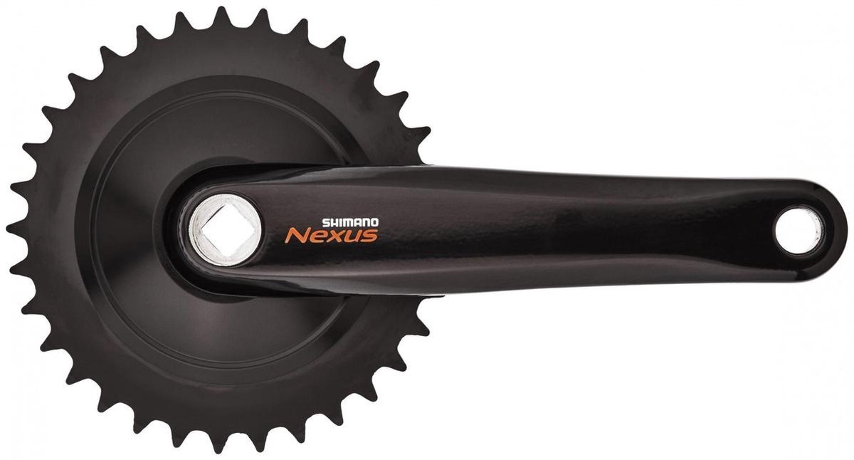 Shimano crankstel 33t nexus c6000 met 170mm crankarm zilver