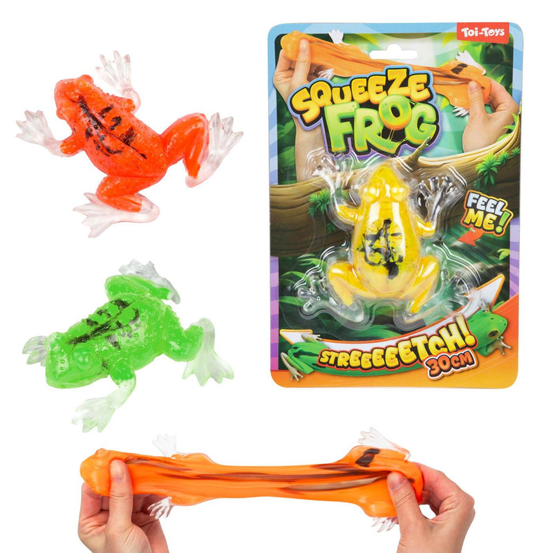 Toi-toys kneedkikker rekbaar tot 30cm