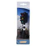 Kids globe stoplicht met voetgangerslicht en geluid 12cm - afbeelding 2