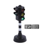 Kids globe stoplicht met voetgangerslicht en geluid 12cm - afbeelding 3