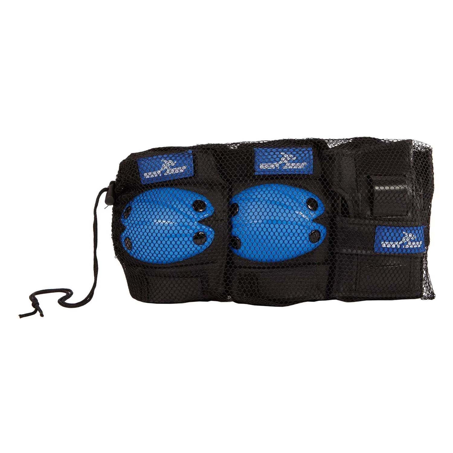 Street rider beschermset m - blauw, 6dlg.