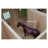 Kids globe paardenhoekstal met 3 boxen en berging roze 1:24