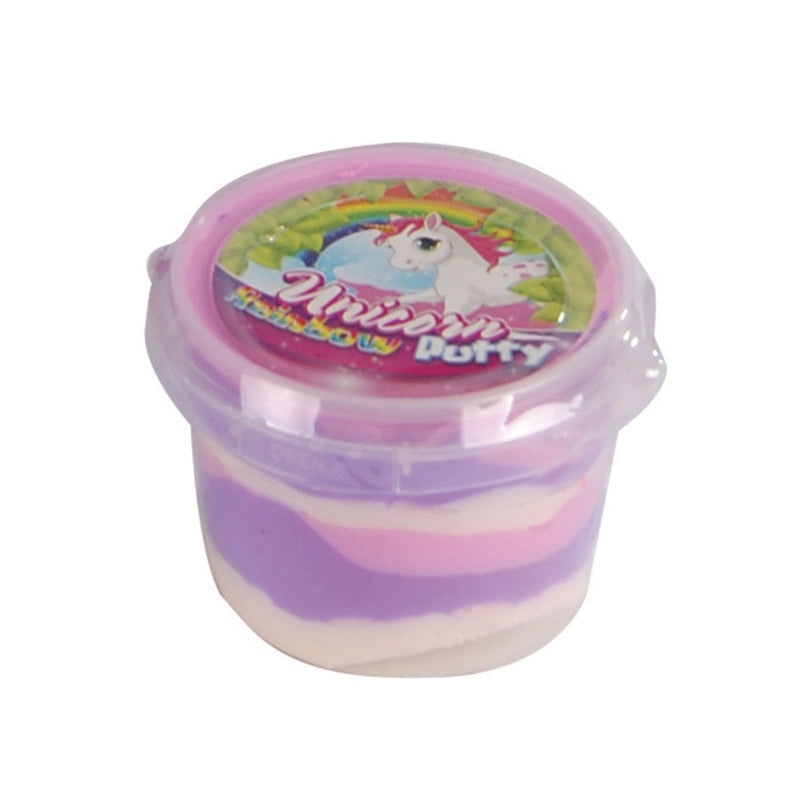 Unicorn stuiterklei meisjes 110 gram paars roze