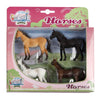 Kids globe paarden, 4st. 1:32
