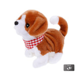 Take me home loophond pluche 17 cm junior wit bruin - afbeelding 3
