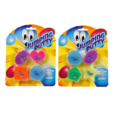Lobbes stuiter putty gekleurd, set van 4