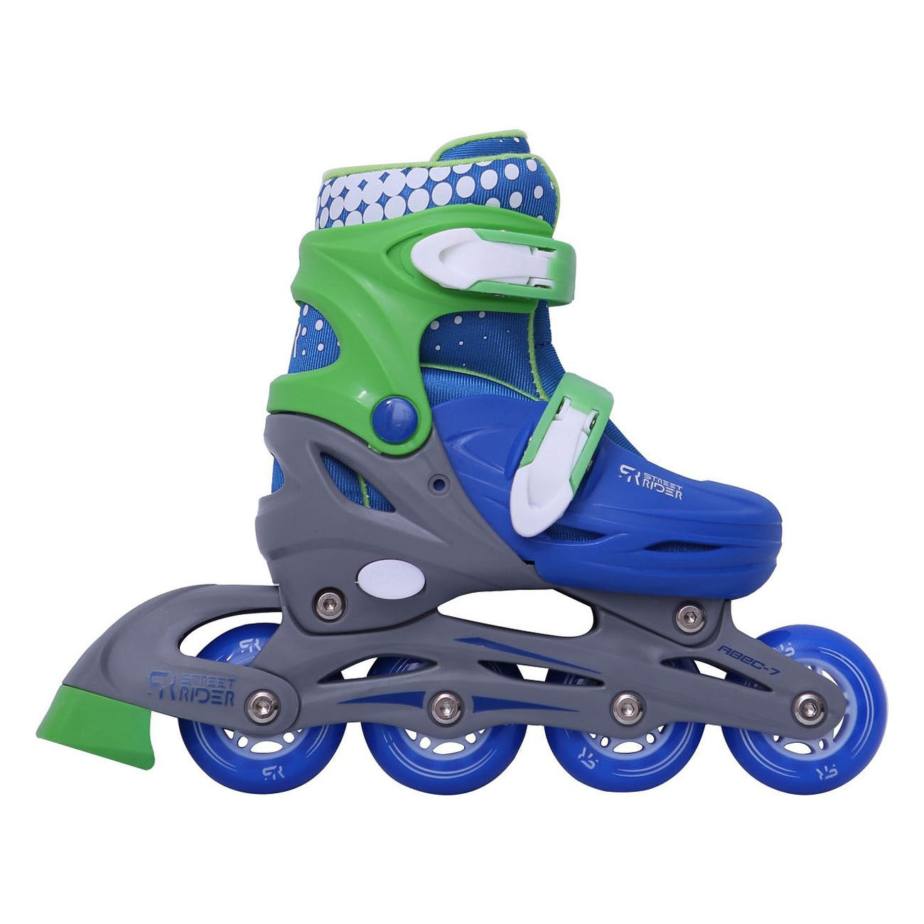 Street rider inline skeelers blauw, maat 30-33