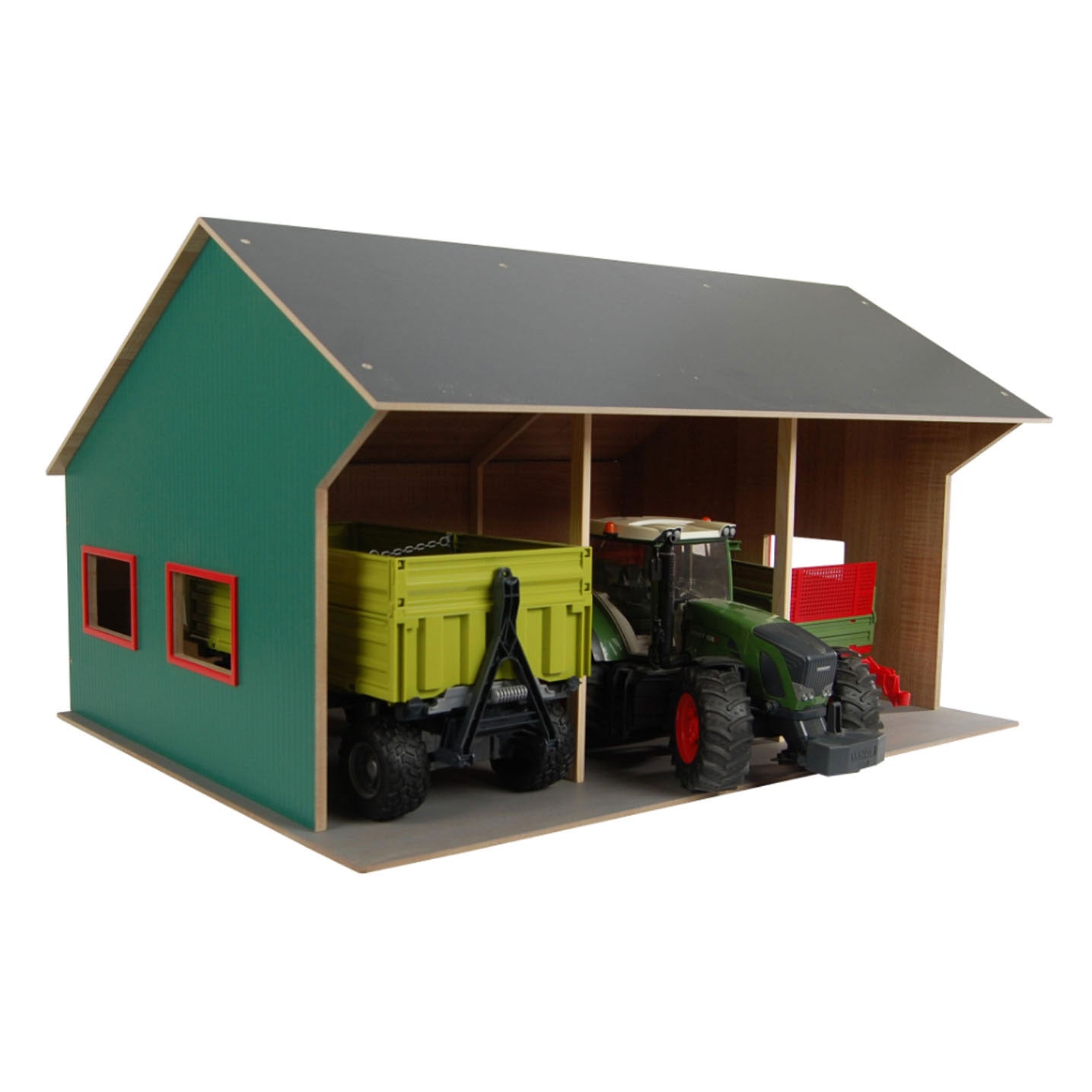 Kids globe landbouwloods voor 3 voertuigen, 1:16
