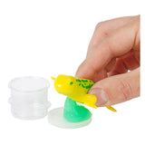 Jungle expedition stretchy slijm etend reptiel op kaart 11cm - afbeelding 2