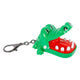 Jungle expedition bijtende krokodil sleutelhanger