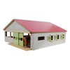 Kids globe paardenstal met 3 boxen + binnenbak 1:32