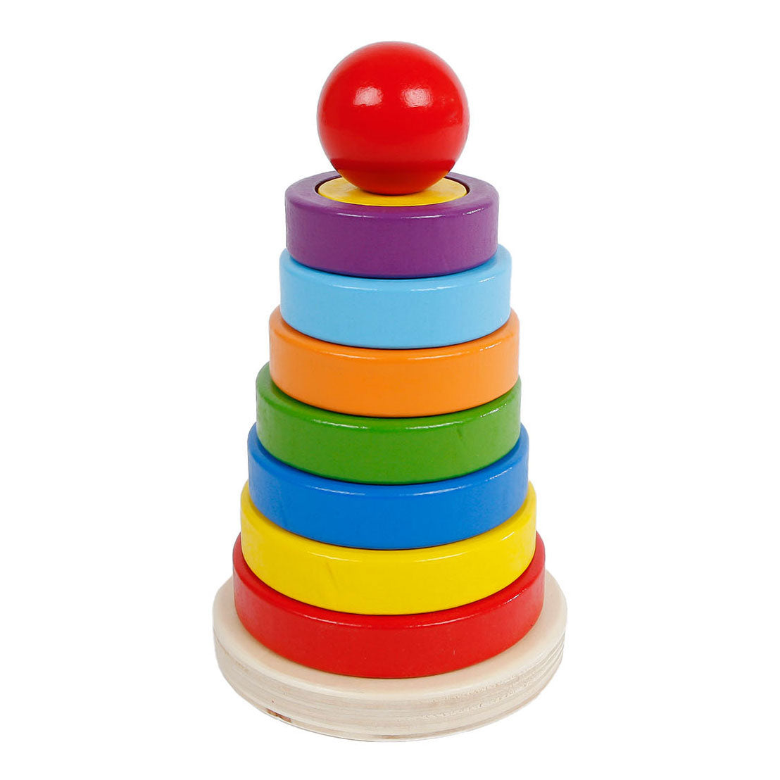 Houten stapelpiramide fsc, 16dlg.