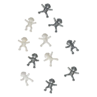 Space xplorers raamlopertjes astronaut 2cm, 12st.
