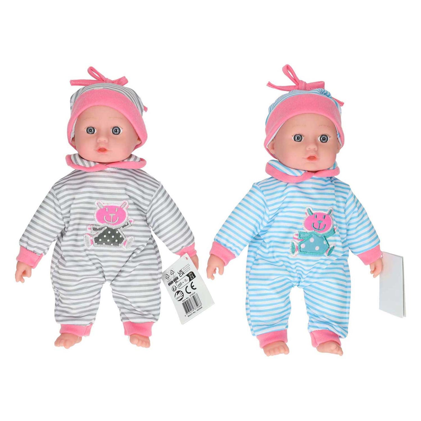 Babypop met zacht lichaam, 26cm