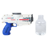 Sun fun waterpistool elektrisch met fles wit blauw, 18cm - afbeelding 1