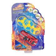 Roadstarblasters stoot en spin stuntauto die-cast met pull back functie. - afbeelding 2