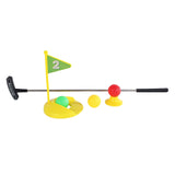 Sun fun golfset met 3 ballen en putje - afbeelding 1