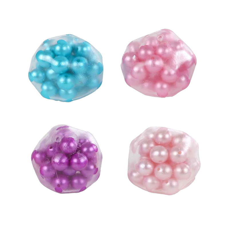 Glamour antistress knisper kralenbal, 5cm