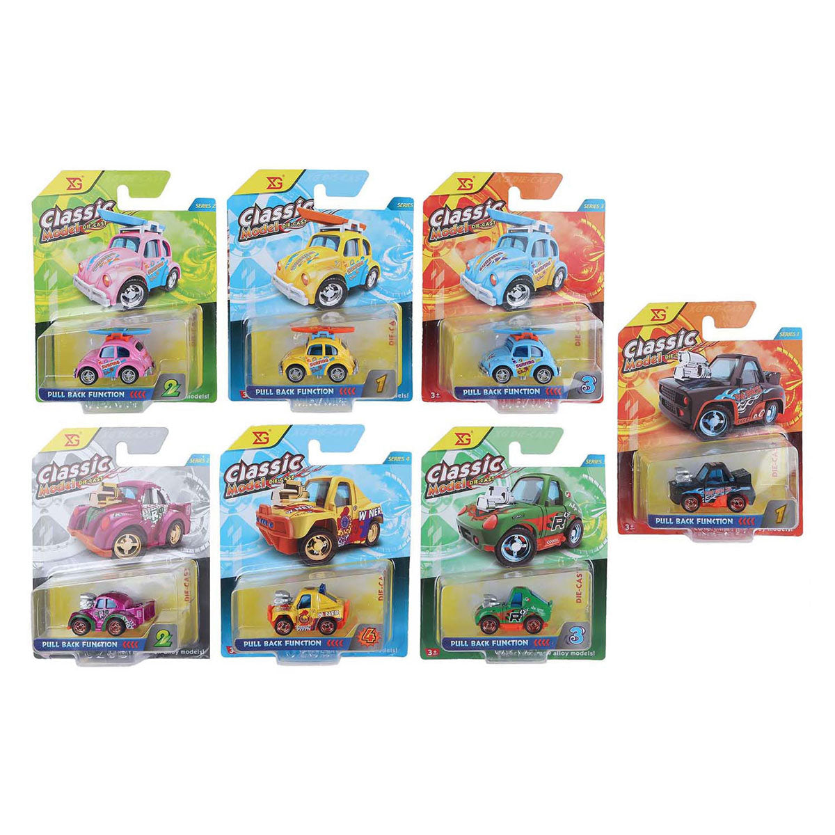 Funny race car, 5cm